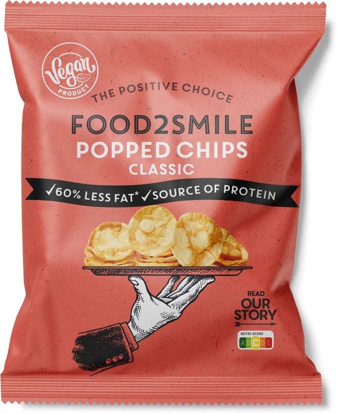 Food2Smile Popped chips classic (25 gr)