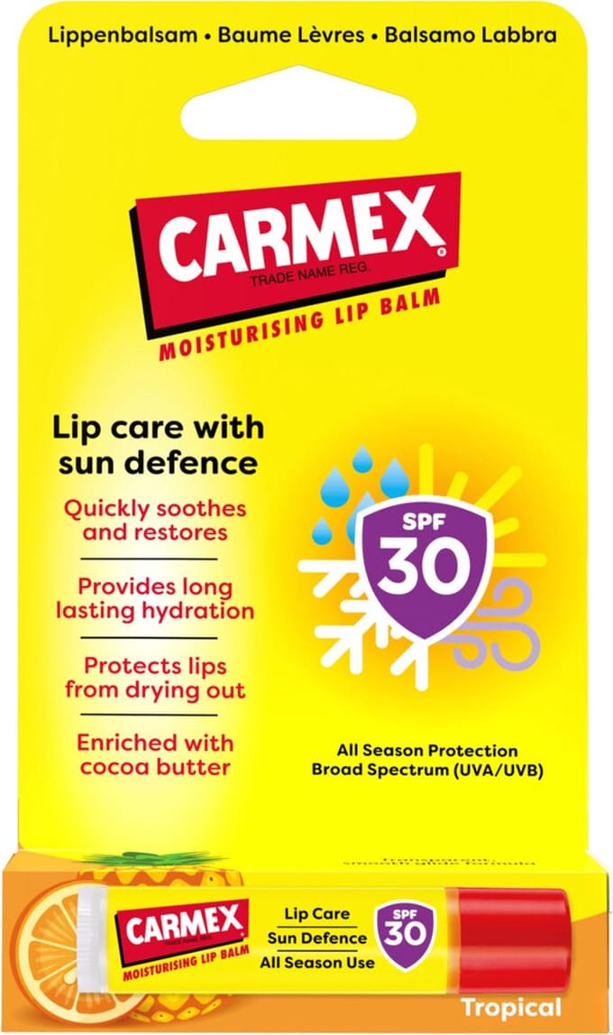 Carmex Lippenbalsem Sun Defense Stick SPF 30 - 4,25 gr