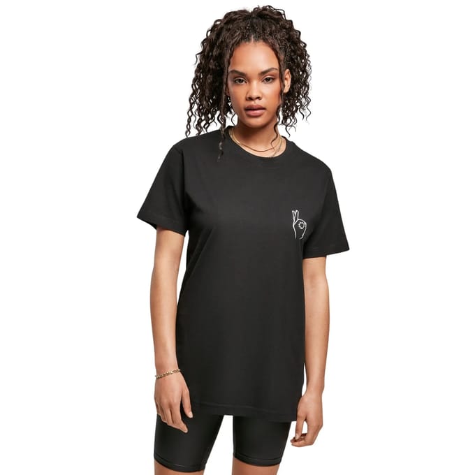 Mister Tee - Easy Ladies Tshirt - XS - Zwart
