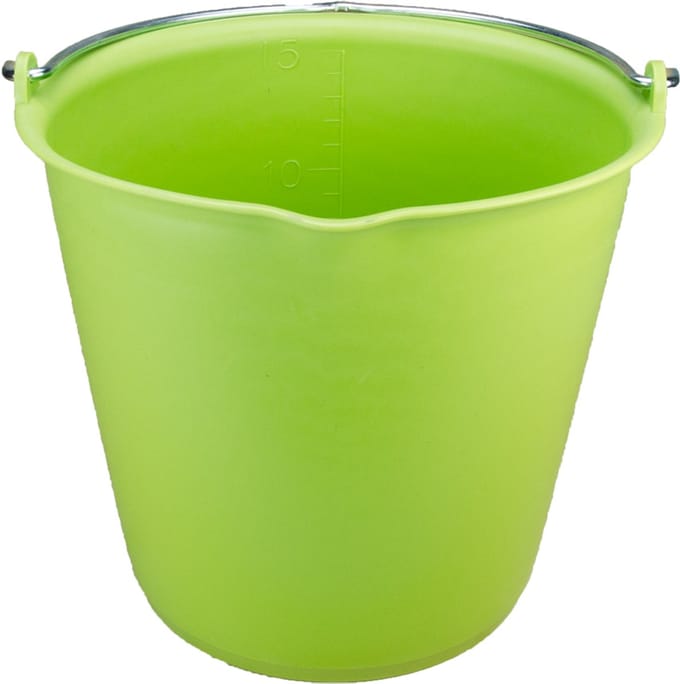 Emmer 15 liter met schenktuit Licht groen