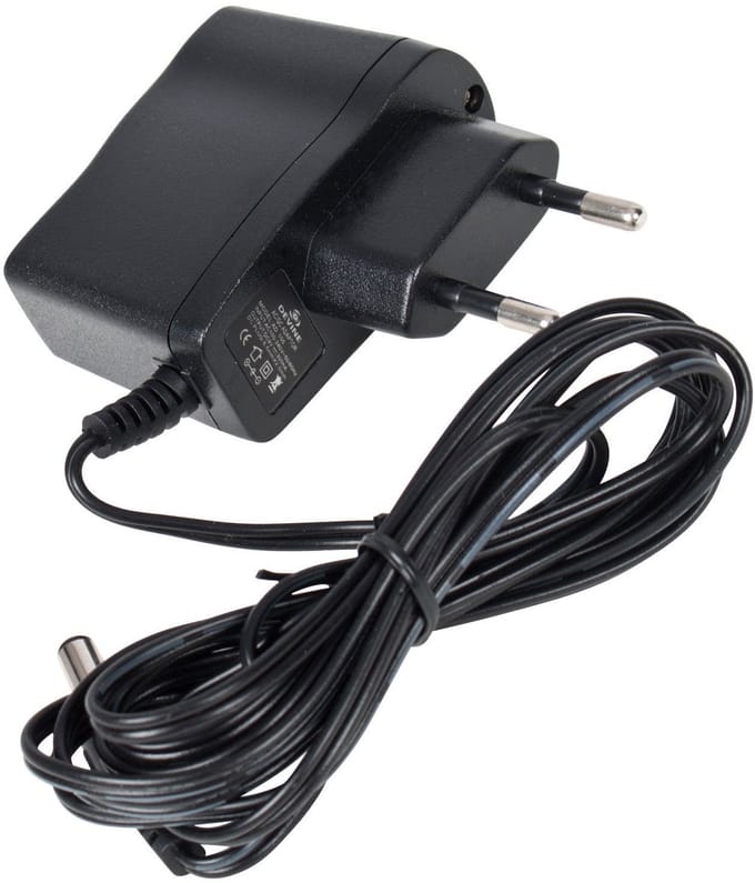 Stroomadapter 9V DC voor gitaarpedalen - Devine AD 100 - Multikleur