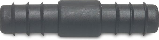 Pijpnippel PVC 3/4" buitendraad 10bar grijs 150 mm