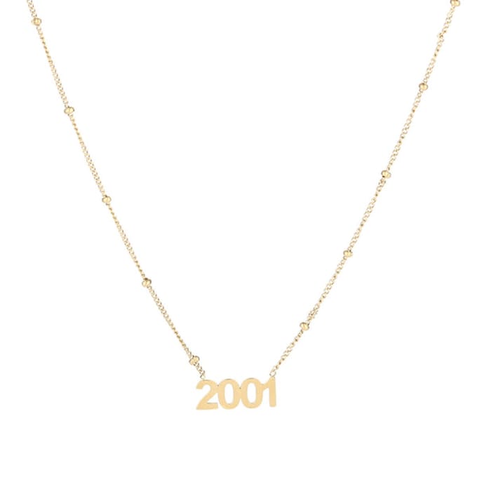 Ketting-Jaartal-2001-Goud