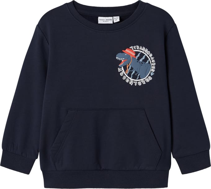 NAME IT NMMVUGO LS NREG SWEAT BRU Jongens Trui - Maat 92
