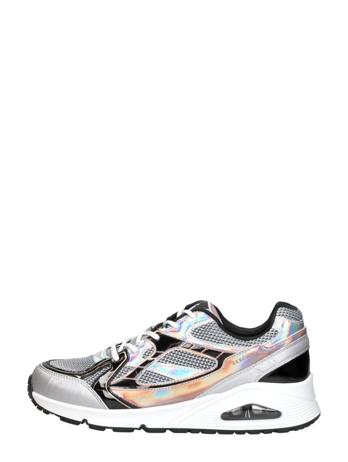 Lage Sneakers Skechers Uno Gen1 Sneakers Laag - zilver - Maat