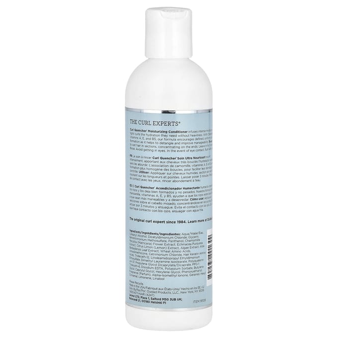 Curl Quncher®, Hydraterende Conditioner, Strakke Krullen, 250 Ml (8,5 fl oz) white