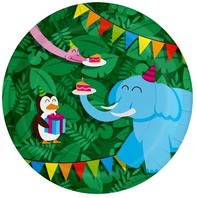 Plates jungle | 6 stuks