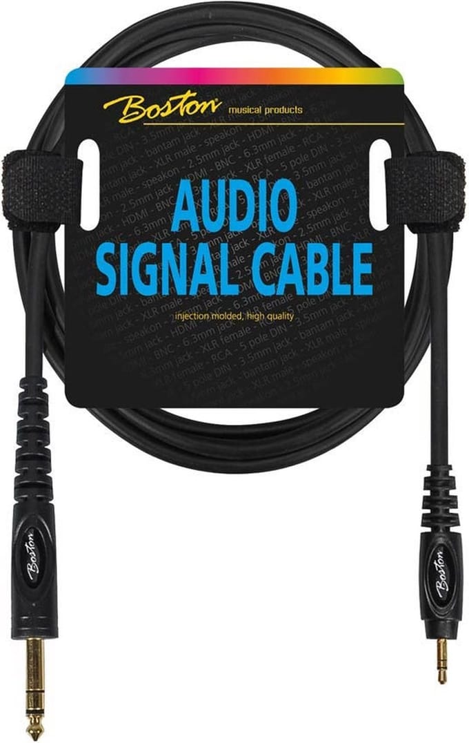 Boston audio signaalkabel - Mini Jack naar Jack Stereo
