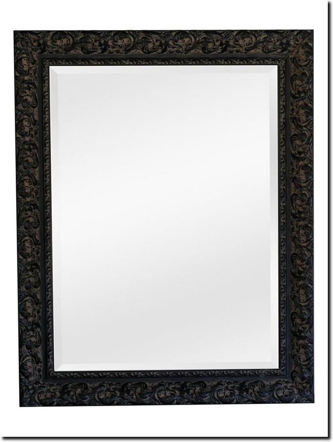 Spiegel Antonio Napoli Antiekzwart Buitenmaat 116x147cm