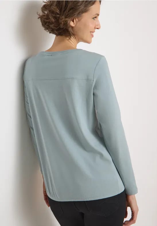 Shirt in effen kleur