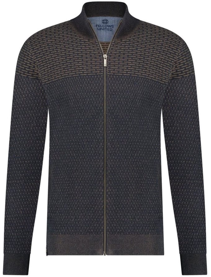 Fellows United Vest Cardigan Plated 2 Structures (32.1125 - 140)