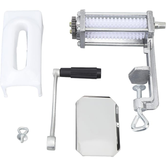 Vleesmalser Machine Aluminiumlegering Handmatig Vleesblokjesmal Malser voor Keuken Restaurants L white