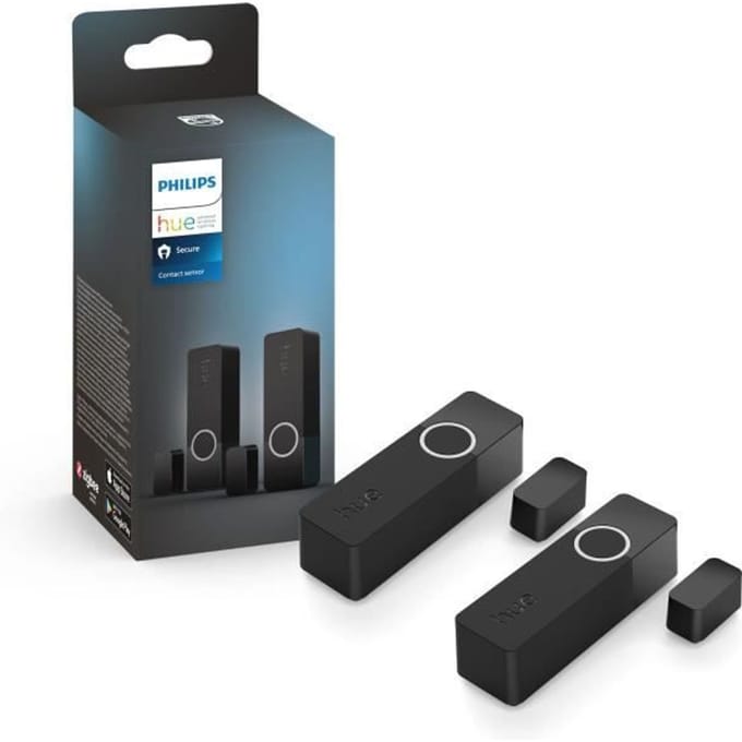 Philips Hue Secure contactsensor - zwart - 2-pack