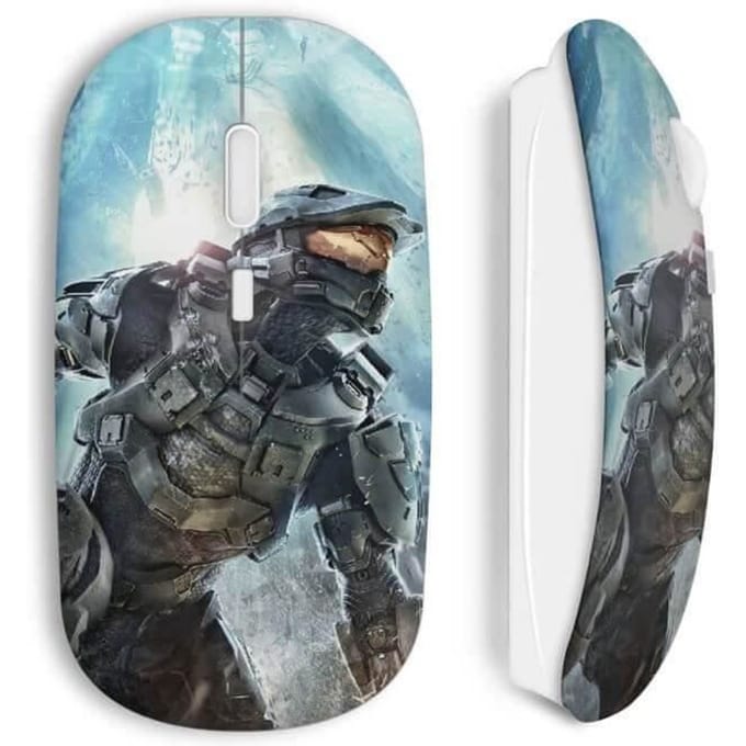 Souris sans fil halo video jeu game
