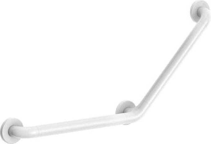 Delabie Greep 135° Ø32 400X400 3 Bevestigingspunten Nylon Wit