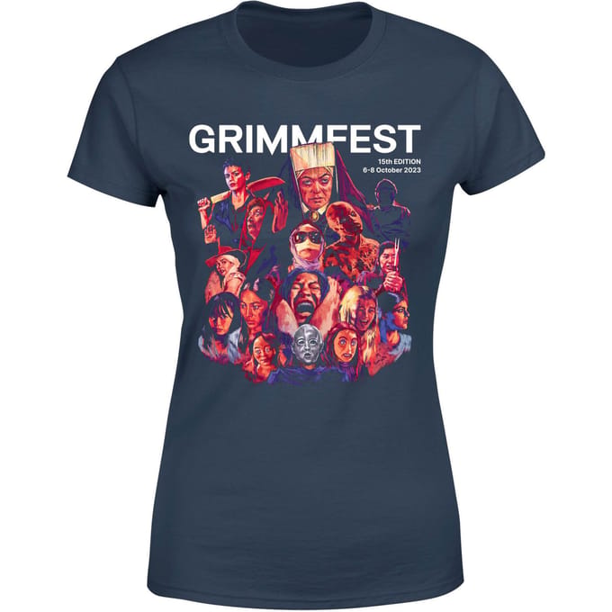 GRIMMFEST STAFF 2023 Women's T-Shirt - Navy - S - Navy blauw