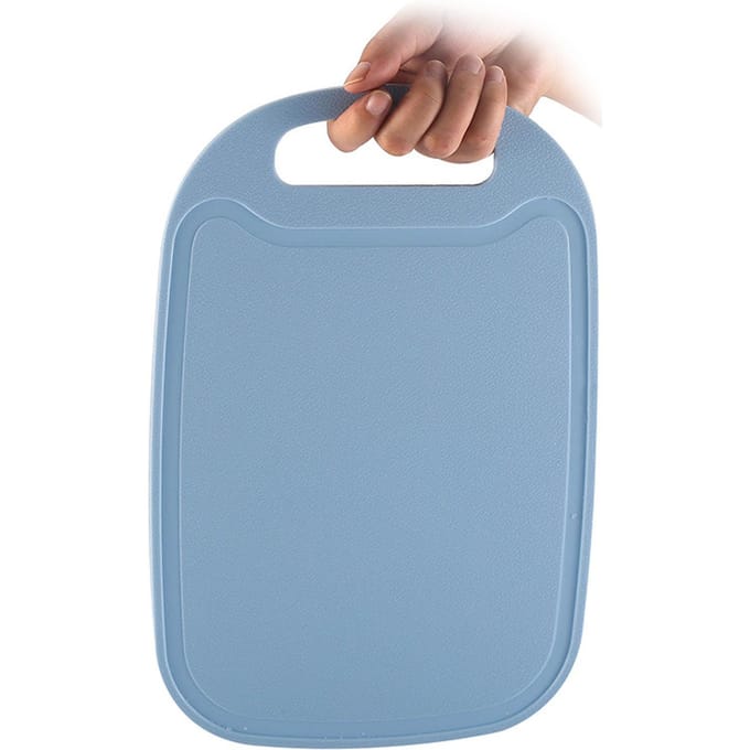 Snijplank Plastic Groot Formaat Multifunctioneel met Gemakkelijk Vast te Pakken Handvat Hakbord om te Snijden gray