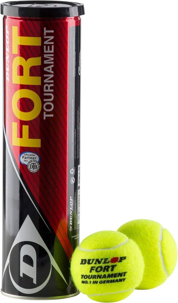 Toernooisballen voor Tennis - Set van 4 - Geel