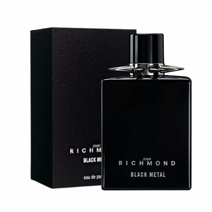 John Richmond Black Metal Eau De Parfum For Women, 100 ml - 100 ml