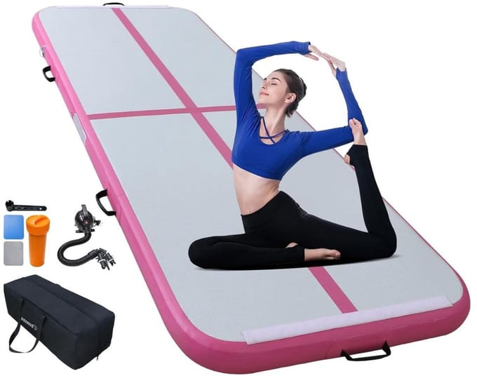 Turnmat Kinderen - Airtrack - Roze