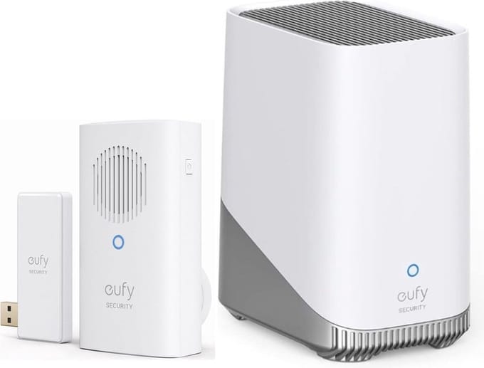 eufy HomeBase 3 S380 - Centraal Beveiligingsmanagement - 16TB Opslag - Werkt met eufy Deurbelgong