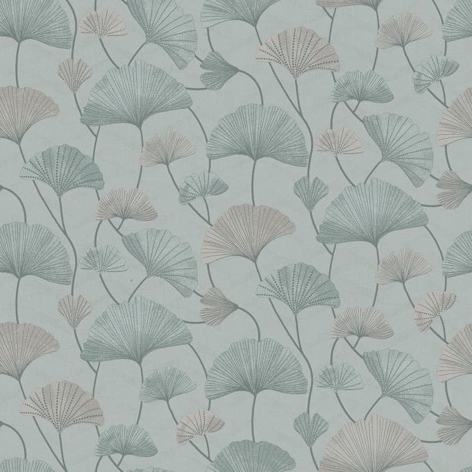 Boråstapeter Vliesbehang 5533 - Swedish Grace - Botanisch Blauw - 53cm x 10.05m