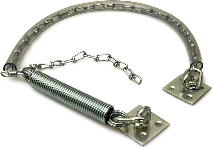 Stormketting met veer tbv deuren 30-40kg