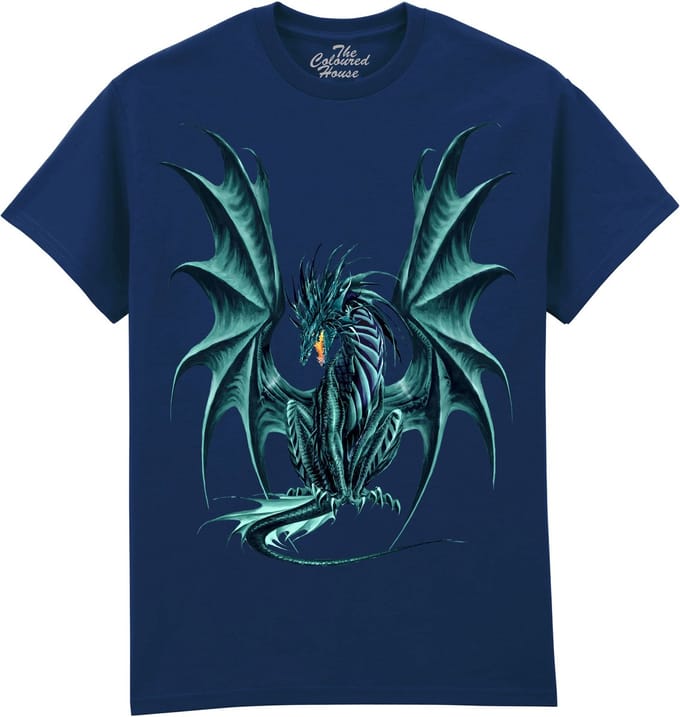 Draak Draco Jade The Coloured House T-shirt M
