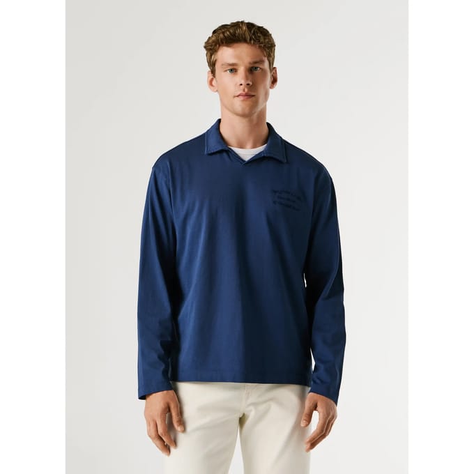 Poloshirt met lange mouwen Pepe Jeans Cyril