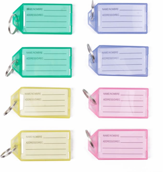 Sleutellabel 8 dlg easy click