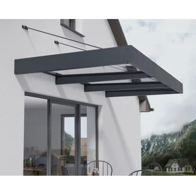 Palram | Canopia - Deur En Veranda Luifel Sophia Xl - Helder 286x140x67cm