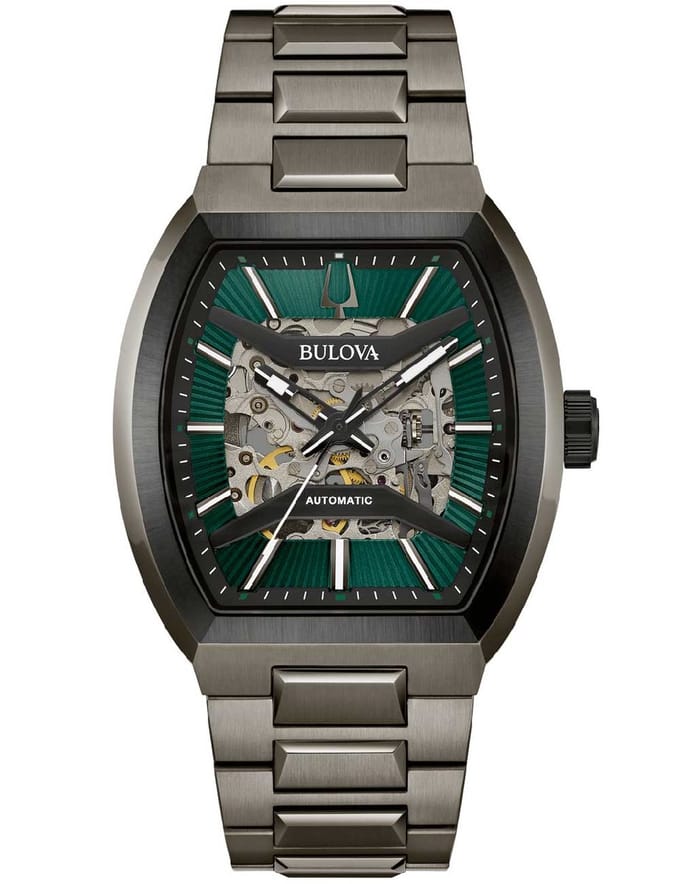 Bulova Maquina 98A321 Horloge - Staal - Grijs - Ø 44 mm