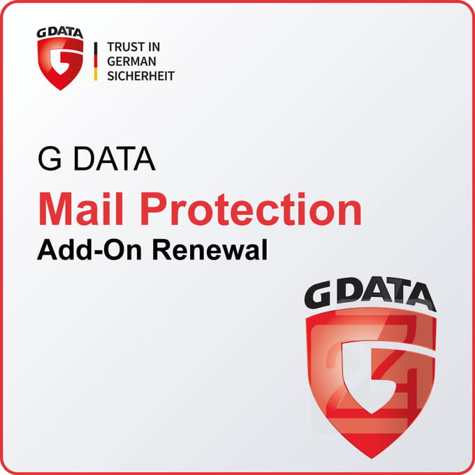 G DATA Mail Protection Add-On Renewal 1 Jaar 5 - 9 Gebruiker(s)
