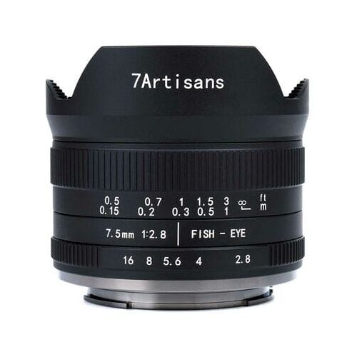 7Artisans 7,5 mm f/2,8 II Fisheye  Micro-vier derde