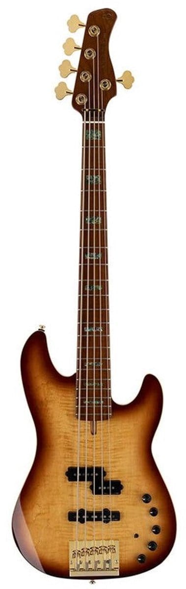 Sire P10 DX5/TS Marcus Miller 5-snarige actieve basgitaar Tobacco Sunburst