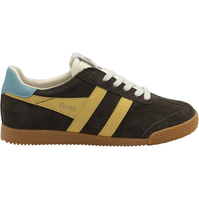Gola dames sneaker Elan mokka geel