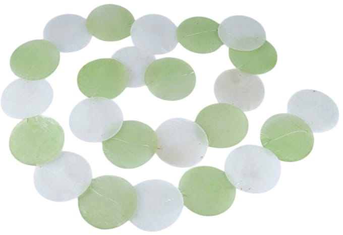 Guirlande Hula capice 120 cm natural/groen