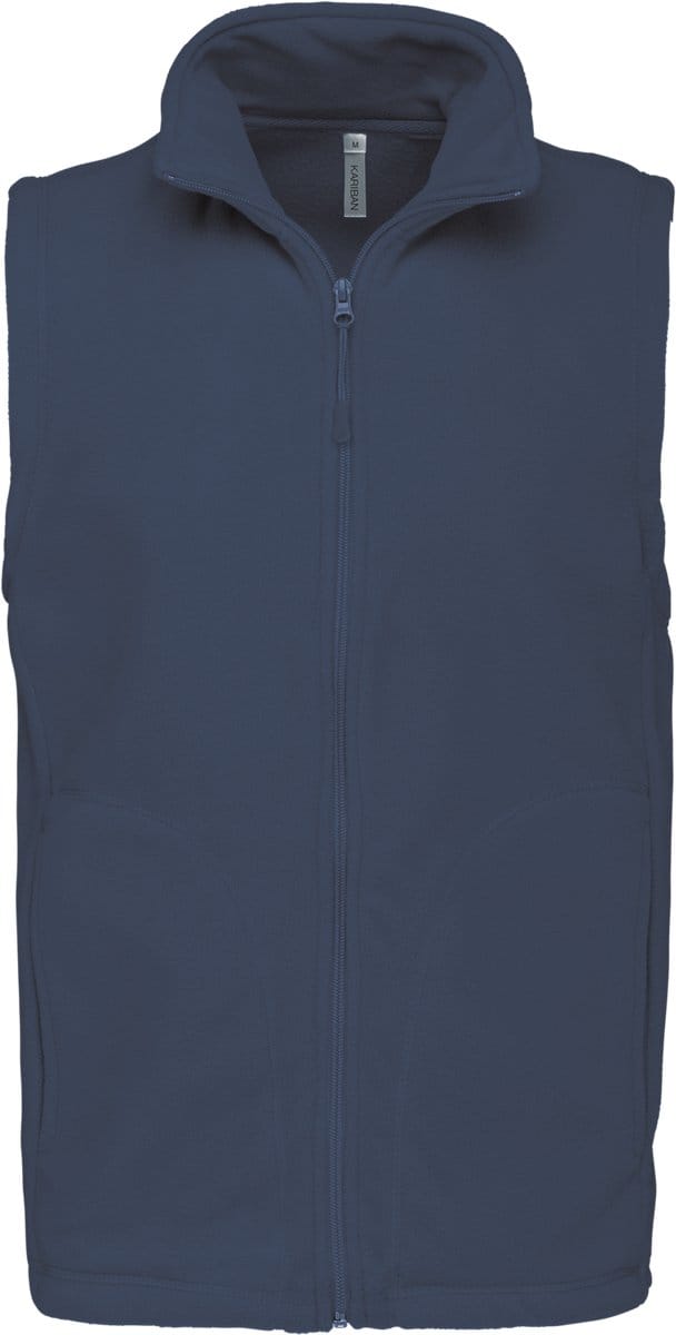 Kariban Bodywarmer van microfleece heren K913 - Deep Blue - 5XL