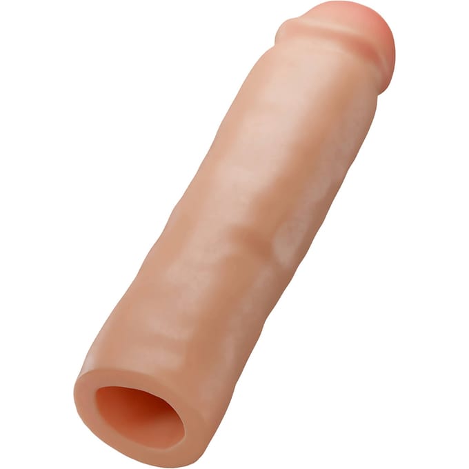 Blush Performance plus 2 inch siliconen Penis Xtender Penisvergroter - beige