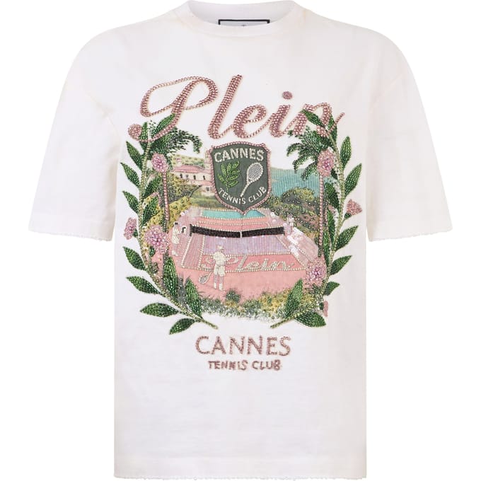 Washed Man Fit T-Shirt Cannes Tennis Club
