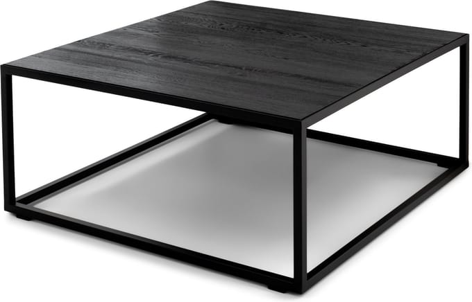 Spinder Design Salontafel Daniël - Zwart - 80 x 80 cm - Staal