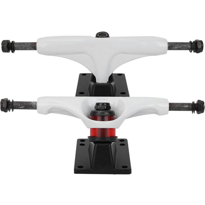 2 Stuks 5 inch Aluminium Magnesium Legering Professionele Bridge Skateboard Beugel Wit white