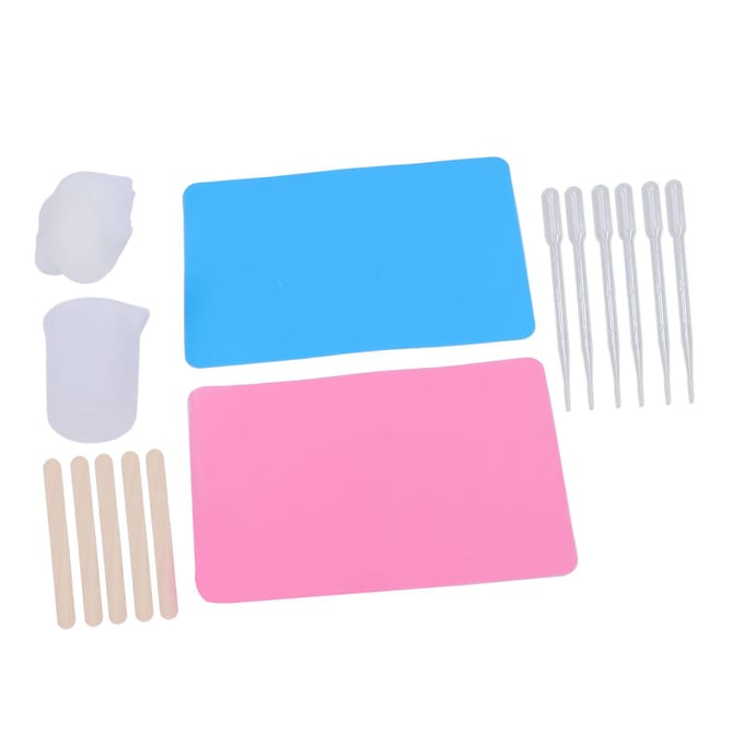 Siliconen Maatbekers Kit Compact Lichtgewicht Siliconen Hars Meng Maatbekers Set voor pink