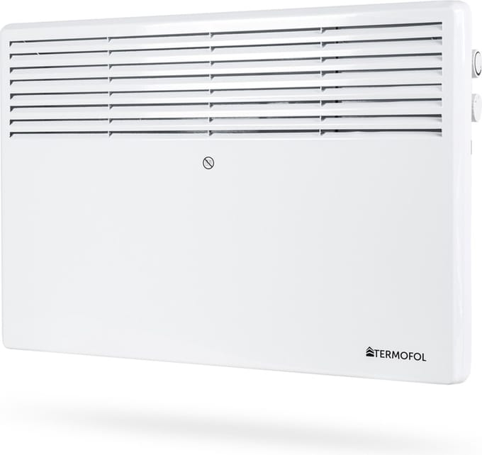 TL convector met ingebouwde thermostaat met wielen 1250/2500 watt