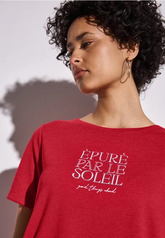 Shirt met tekst
