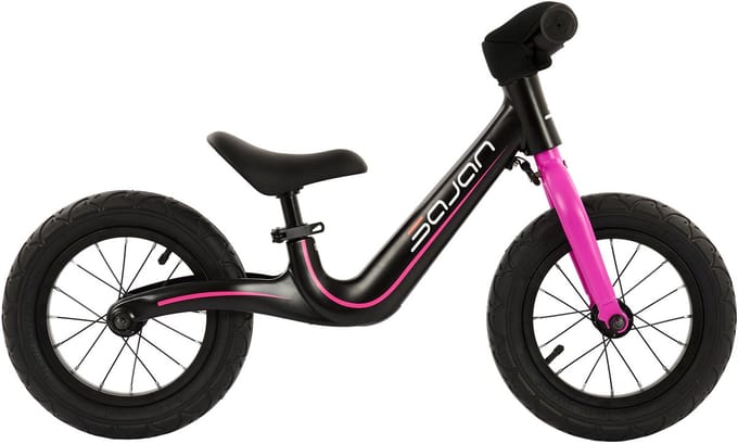 Sajan Loopfiets - Magnesium - Zwart-Roze