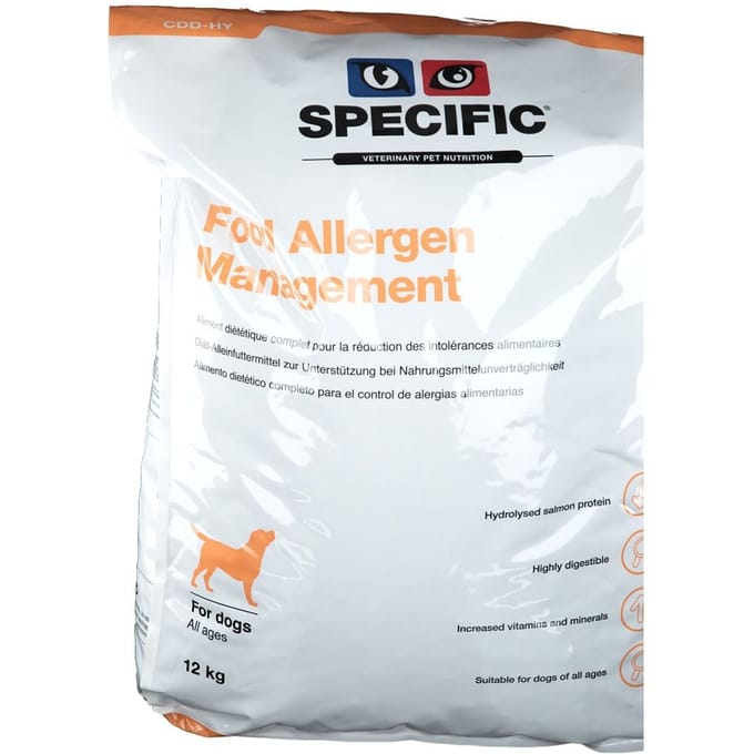 Specific - CDD-HY Hondenvoer Food Allergen Management - 12 kg