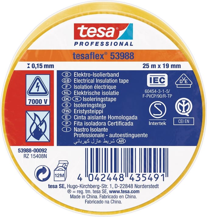 tesaflex® is a SOFT PVC tape with film flexibility and adhesion for low temperature.