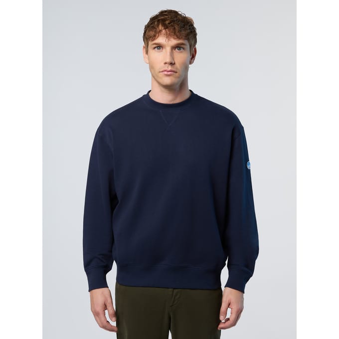 North Sails Sweatshirt Met ribbels aan de zijkant