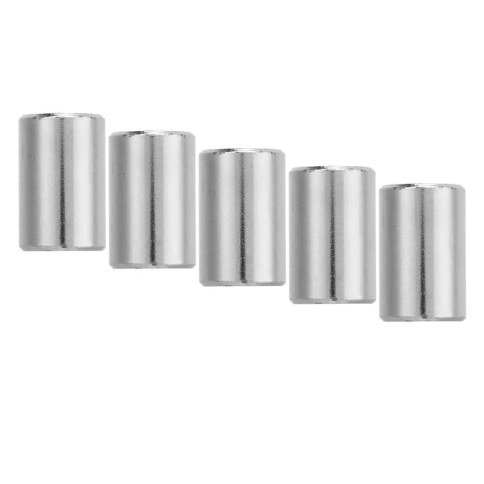 Accouplement d'arbre flexible 5 pièces 6 à 6 mm en acier haute résistance pour transmission gray